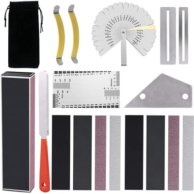 18 STUKS Gitaar Leveling Bar Reparatieset Leveling Bar Gepolijste Kits voor Akoestische Gitaar Elektrische veelkleurig