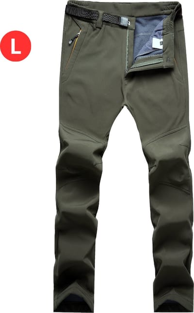 Livano Skibroek - Skipak - Snowboard Broek - Winterbroek - Sneeuwbroek - Heren - Dames - Unisex - Wintersport - Leger Groen L