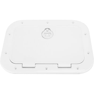 Bootdek Toegangsluik 375x280mm Afneembaar Opbergbox Deksel voor Camper Motorhome Jacht white