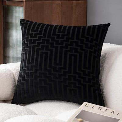Housse de coussin décorative en velours géométrique de luxe 45x45cm, Housse de coussin décorative style INS pour Canapé Lit Salon Décoration de Villa 45x45cm