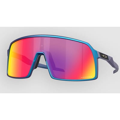 Oakley Sutro Matte Cyan/Blue Colorshift Zonnebril blauw