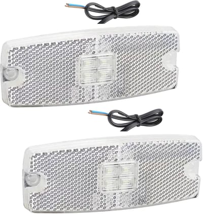 Witte zijmarkeringslichten LED 10-30V - ECE Waterdicht