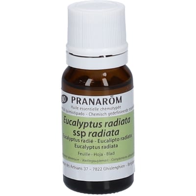 Pranarôm Etherische Olie Eucalyptus Radiata Bio | Luchtwegen 10 olie