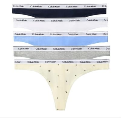 Intimo Mutande Calvin Klein Thong 5 Pk - Fashion Wear - Vrouwen