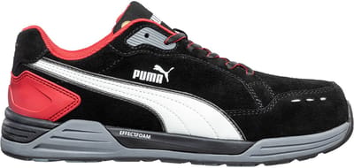 Puma Airtwist Black/Red Laag S3 644630 - Zwart/Rood - 39