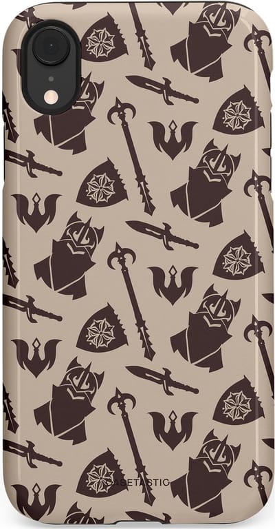 Casetastic Hoesje Geschikt voor Apple iPhone Xr - Stijlvolle Beschermende Duo-layer Case - Eeuwige paladin