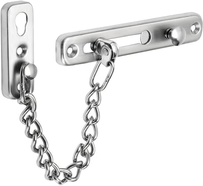 Veiligheidsdeurketting met Anti-diefstal Deurslot van Roestvrij Staal, Eenvoudig te Installeren en Duurzaam, Ideaal voor Thuisgebruik