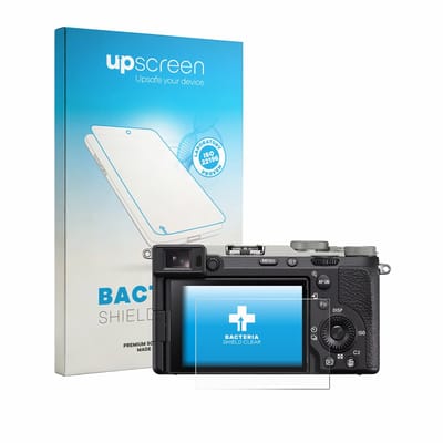 upscreen - Screenprotector voor Sony A7C II - Folie Beschermfolie transparant antibacterieel