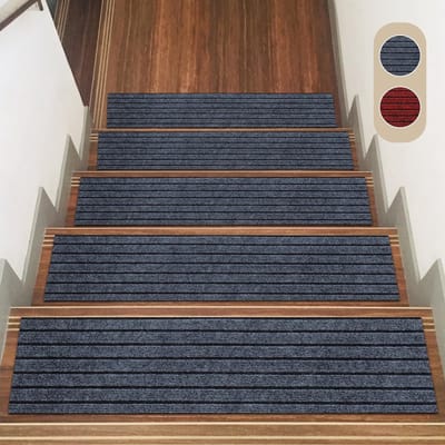 Byshayne- Trapmatten 15 Stuks - Zelfklevend - Antislip - Waterdicht - Stappenbescherming - 70 x 22 cm - Traptapijt