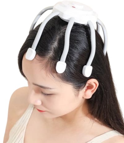 Elektrische Hoofd Massager Trillingen Hoofd Octopus Hoofdhuid Massage Met 3 Modes Voor Stress Relax Migraine Diepe Slaap