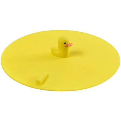 Couvercle de bouchon d'évier Anti-odeur inversée Anti-cafard Multifonctionnel Silicone Couvercle de bonde de sol jaune
