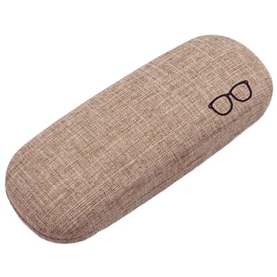 Brillenkoker - Brillendoos - Stijlvolle brillenkoker - Brillenetui - Brillenhoes - Hard Case - Krasbestendige - Harde Schaal - Draagbaar - 160*62*40mm - Kaki - brillendoos dames heren
