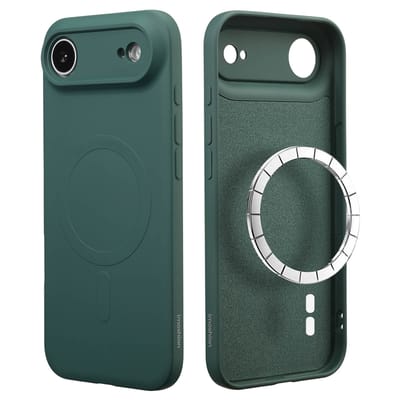 imoshion Hoesje - Geschikt voor Apple iPhone 17 Air - Color Backcover geschikt voor MagSafe - Donkergroen