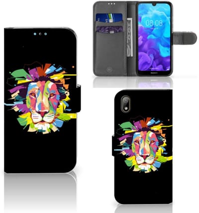 Huawei Y5 (2019) Leuk Hoesje Lion Color