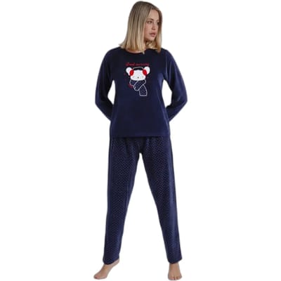 Dames pyjama met lange mouwen Admas Morning Mouse