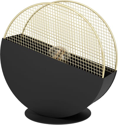 EGLO Mumbles Tafellamp - E27 - 28,5 cm - Zwart|Goud