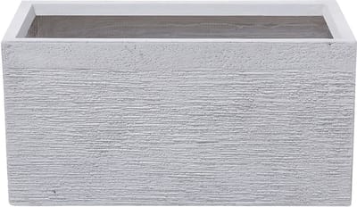 MYRA - Plantenbak - Wit - 60 cm - Klei-vezelmengsel