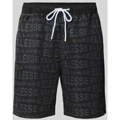 Korte regular fit broek met tunnelkoord, model 'DiSTORTA'