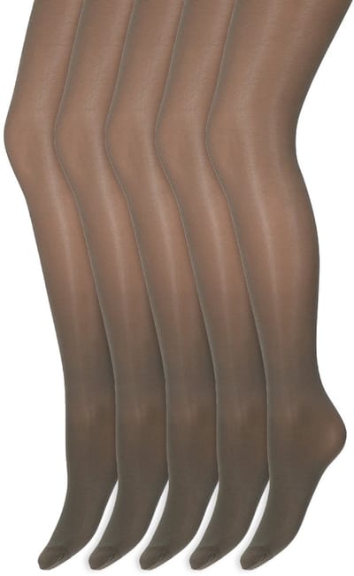 Glans panty | 35 Denier | Merk: Marianne | Maat: S t/m XXL | Kleur: Olijf groen | 5 Paar