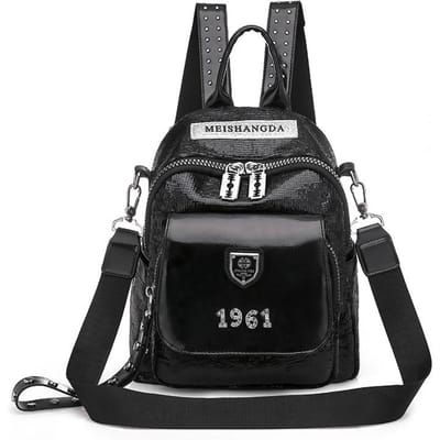 Nouveau Sac Tendance pour Femmes Style Coréen Polyvalent et à la Mode Petit Sac en Cuir Souple Sac à Dos Multifonction pour Femmes