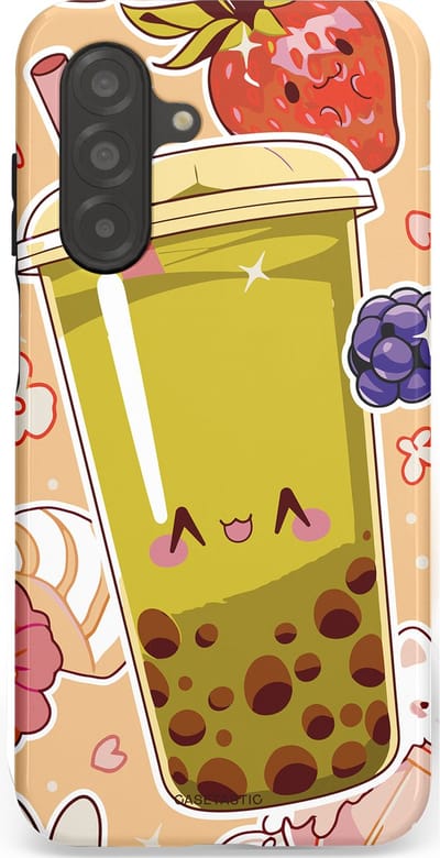 Casetastic Hoesje Geschikt voor Samsung A26 - Stijlvolle Beschermende Duo-layer Case - Bubbelpret