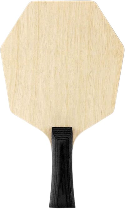 Tafeltennis Bodemplaat - Racket Basis - Sport Spel Verbeteren - Zeshoekig Design - 25 x 15 cm - Blond