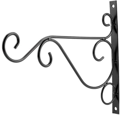 Dailygoods- Plant Hanger Stevige Stalen Structuur - Muurhaak voor Planten - Plantenhaak Buiten - Herdersstafhaak - Ophangbeugel - Eenvoudig te Installeren