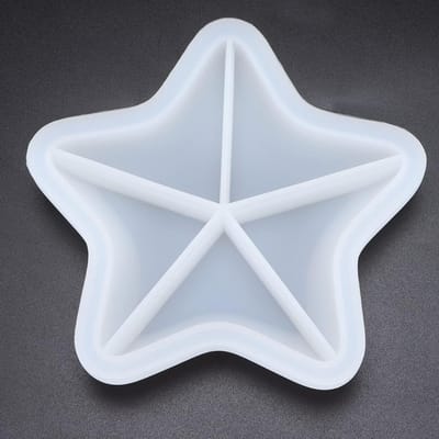 Resin Mal voor Stervormige Opslagtray, Siliconen Gietvorm voor Sieraden en DIY Craft Projecten