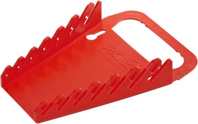 Moersleutel Organizer - Gereedschaphouder Sleutel Organizer - Gereedschap Organiseren - Eenvoudige Bediening Eén Hand - 5 Tool - Rood