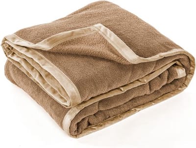 TISECO HOME STUDIO - Plaid - LAMIS - 150x200 cm - Indian tan