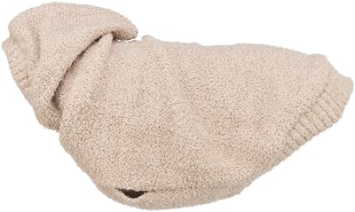 Hondentrui Trixie - Hoodie Zand 36cm - Comfortabele Capuchon, Bescherming Tegen Wind en Kou