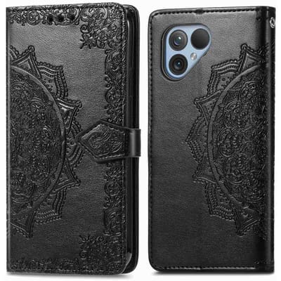 imoshion Hoesje - Geschikt voor Fairphone 5 - Mandala Bookcase - Zwart