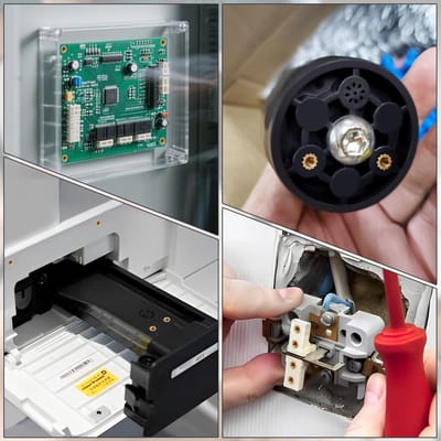 300 stuks schroefdraadinzet M3, insmeltgewinde, 3D print schroefdraadinzetstukken van messing, insmeltmoeren, schroefdraad inzetstukken voor 3D print onderdelen, automobiel kunststof behuizing