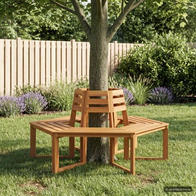vidaXL - Boombank - 2 - st - 160 - x - 140 - x - 86 - cm - Massief - Acacia - Hout - Naturel