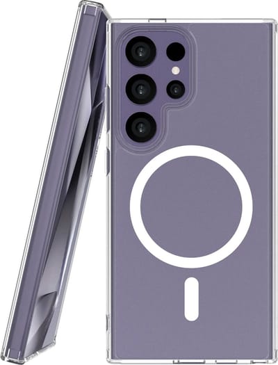 Hoesje Geschikt voor Samsung Galaxy S24 Ultra | NEKIT Bare | 1.2MM Thin Case | Ultradun en Ultralicht Design | Verfijnde Bescherming | Compatibel met MagSafe / Qi2 | Transparant