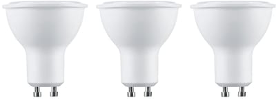 Technik GU10 LED Lamp 7W - 520lm - 6000K - Daglicht Wit - LED Spot - Vervangt 45W Halogeen Gloeilamp - 3 stuk