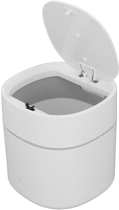 Dailygoods- Prullenbak Multifunctioneel - Afvalbakje Aanrecht - Prullenbak voor Kleine Ruimtes - Gemakkelijk Schoon te Maken - PP/ABS Materialen - Geschikt voor Keuken/Woonkamer/Slaapkamer - Afvalbak