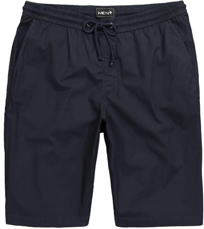 Men Plus - Heren - bermuda FLEXLASTIC® elastische tailleband tot 8XL - Navy blauw - Maat L