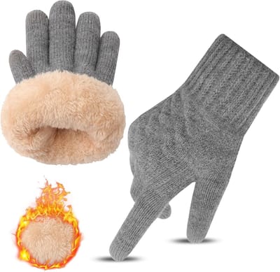 Winterse Thermische Vingerschoenen voor Mannen - Perfect voor Buitenactiviteiten, Wandelen en Skiën