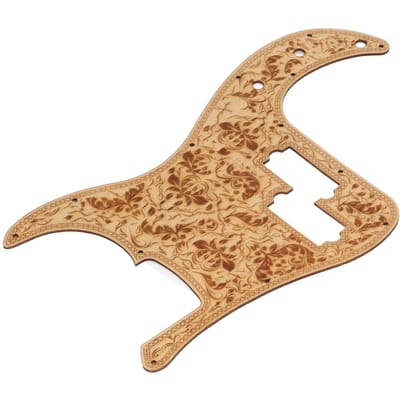 Gitaar slagplaat Esdoorn Fijne Decoratieve Patronen Professionele Elektrische Gitaar Slagplaat beige