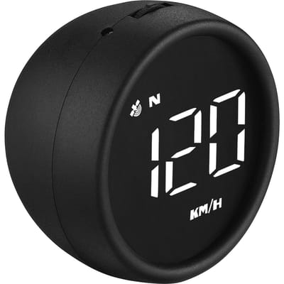Compteur de vitesse Affichage tête haute GPS Compteur de vitesse Multifonction Rappel d'alarme Compteur de vitesse de voiture noir