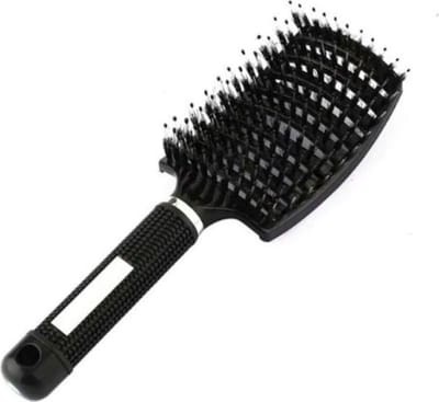 *** 2x Anti klit Borstel Hairbrush Duo - Haarverzorging Kapsalon - Haarborstel - Handig in gebruik - Voor moeiteloos glad en glanzend haar - van Heble® ***