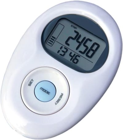 Stappenteller - Pedometer Walker - Gezonde Oefening - 3D Technologie - 46 x 7 x 12 cm - Zwart