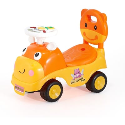 Voiture à pousser 22 kg Marcheur à pousser avec klaxon et musique pour enfants