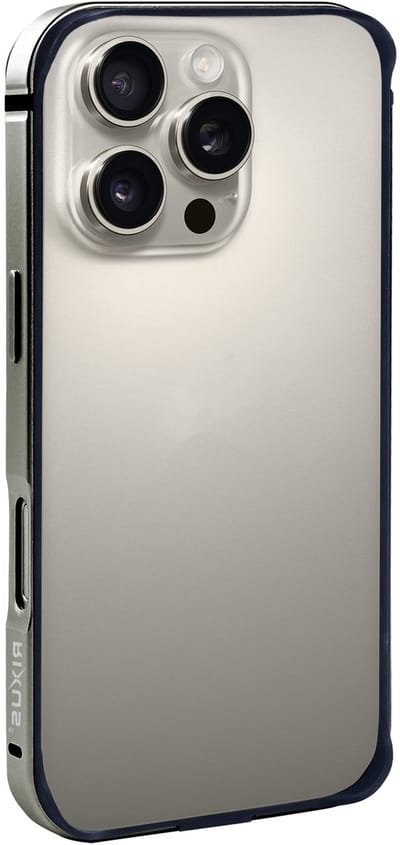 Rixus Crash Guard Case For Apple iPhone 16 Pro Natural Titanium
