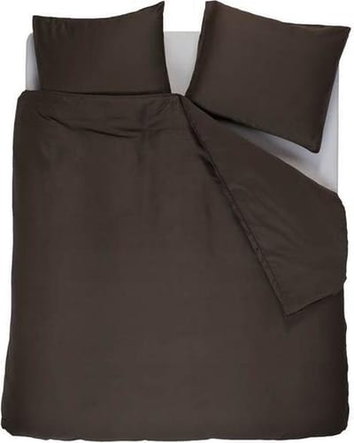 VTWonen Earth - Dekbedovertrek - Lits-jumeaux - 260x200/220 cm - Dark Brown