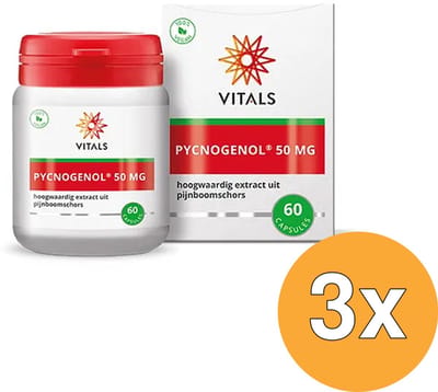 3x Vitals Pycnogenol (60 capsules)