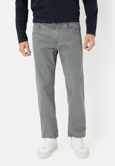 camel active Relaxed Fit 5-Pocket Broek - Maat menswear-32/30 - Stormblauw