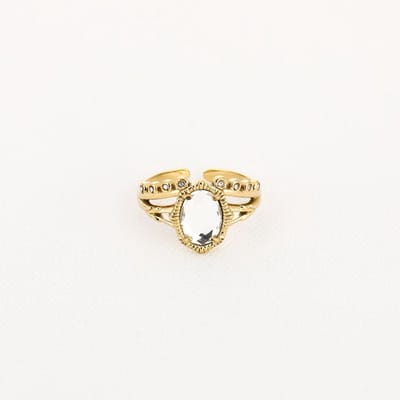 Bijoutheek Ring (Sieraad) Vintage White