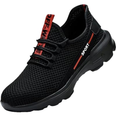Chaussures de sécurité pour hommes, chaussures d'été anti-écrasement, anti-perforation, résistantes à l'usure, confortables et décontractées 46